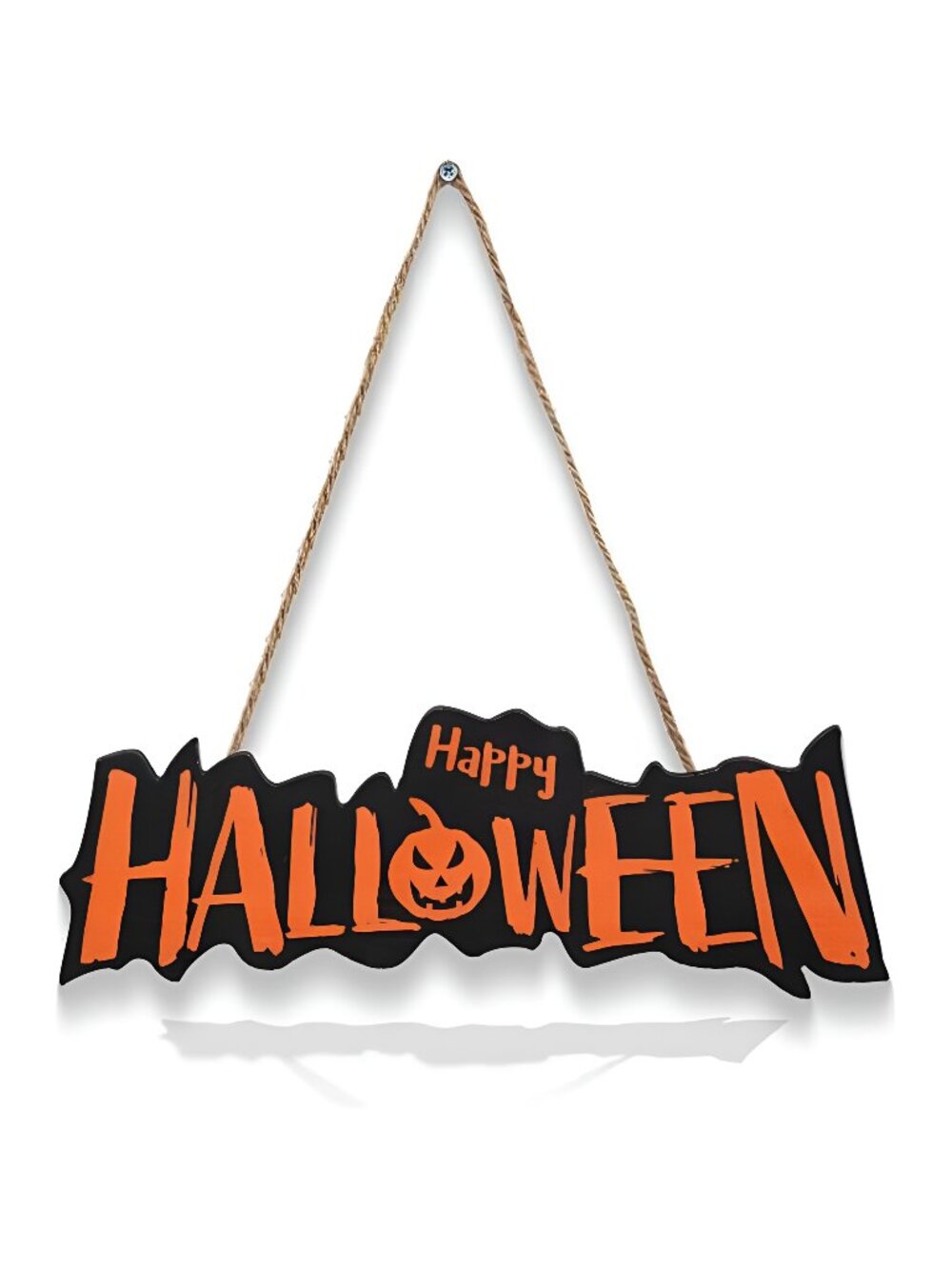 Happy Halloween Door Welcome Sign Small Door Hanging Sign, Pumpkin Halloween